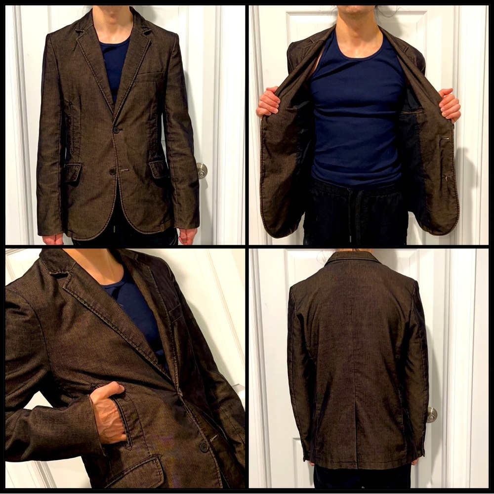 Steam Punk Corduroy men’s blazer size large